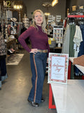 Stride Wide Leg with Velvet Trim