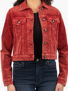 Julie Crop Corduroy Jacket