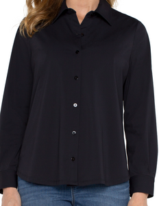 Long Sleeve Button Front Shirt