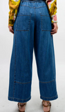 Pull On Barrel Denim Pant