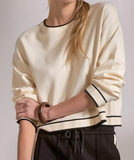 Crewneck Contrast Sweater