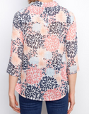 Printed Cotton Gauze Button-Up Shirt