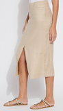 Nixie Linen Long Pencil Skirt
