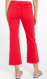 Hannah Cropped Flare with Slit Hem