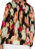 Long Sleeve V-Neck Floral Top
