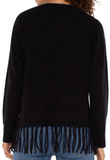 Dolman Sweater with Fringe