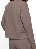 Long Sleeve Boat Neck Top