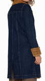 Sherpa Trimmed Notch Collar Jacket