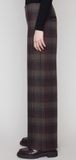 Printed Pull-On Wide Leg Pants