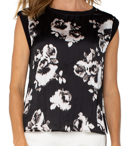 Sleeveless Floral Top