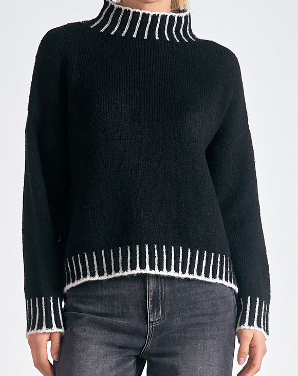 Relaxed Turtleneck Sweater