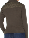 Zip Front Sweater Jacket