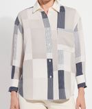 Jessica 3/4 Sleeve Cropped Blouse