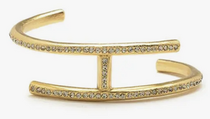 Crystal Metal Cuff Bracelet