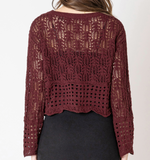 Open Weave Sweater