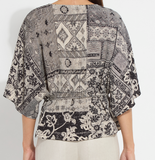 Ipanema Printed Dolman Sleeve Top