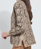Declan Mock Neck Jacquard Sweater
