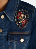 Classic Jean Jacket With Bling