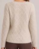 Long Sleeve Boat Neck Sweater