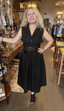 Sleeveless Belted Dress