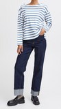 Byramsi Striped Pullover Top