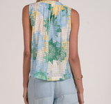 Sleeveless Print Top