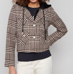 Glenn Plaid Hooded Jacket