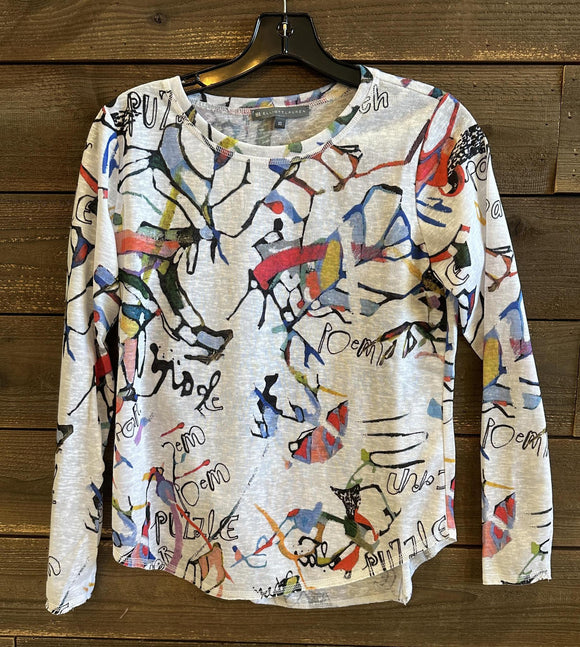 Abstract Print Top