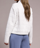 Zip Front Quilted Jacket