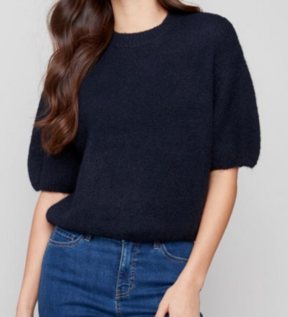 Elbow Balloon Sleeve Sweater