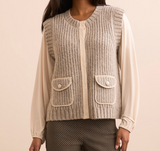 Sleeveless Vest with Pockets