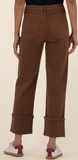Sienna High Rise Straight Leg Roll Pant