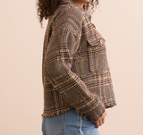 Lined Drop Shoulder Jacket