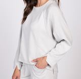 Feather Lux Knit Pullover