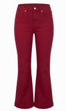 Hannah Comfort Waist Flare with Wide Hem