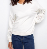 Long Sleeve Top with Embroidery