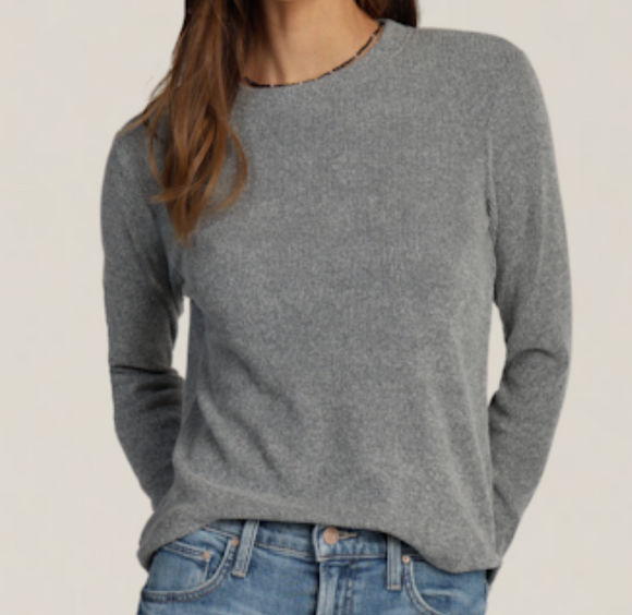 Cozy Rib Crew Neck Top