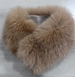 Faux Minky Fur Collar Scarf