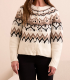 Button Front Cardigan Sweater