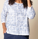 Softly Stamped Pullover Sweater