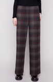 Printed Pull-On Wide Leg Pants