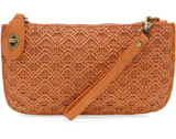 Woven Mini Crossbody Wristlet Clutch