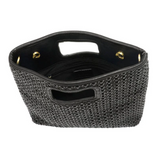 Rio Faux Cane Cutout Handle Tote