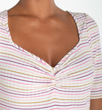 1/2 Sleeve Sweeheart Knit Top