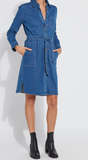 Knit Denim Schiffer Dress