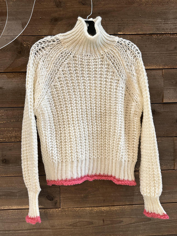 Tara Rails Tipped Chunky Sweater