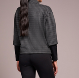 Mock Neck Top with Combo