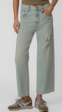 Gwen High Rise Wide Leg Slouchy with Raw Hem