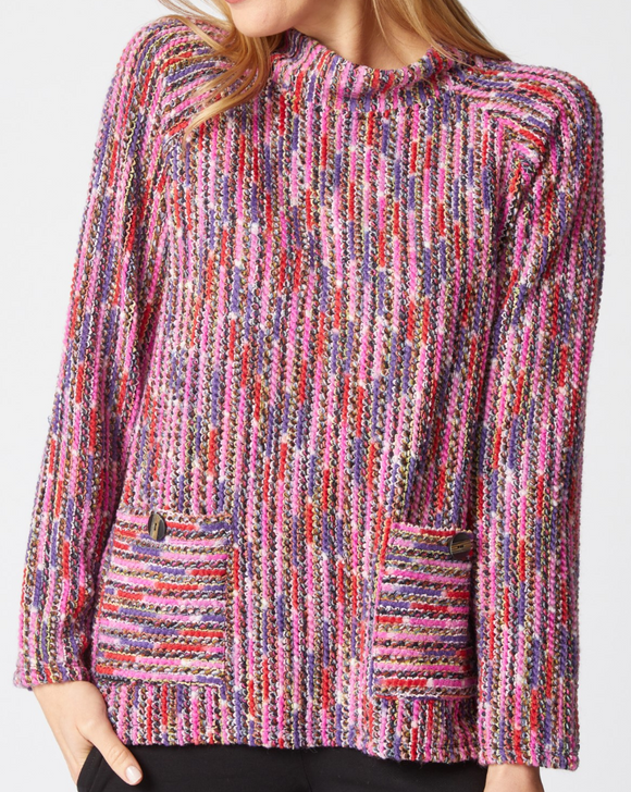 Mosaic Knit Cambridge Pullover
