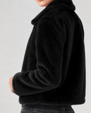 Collared Faux Fur Jacket